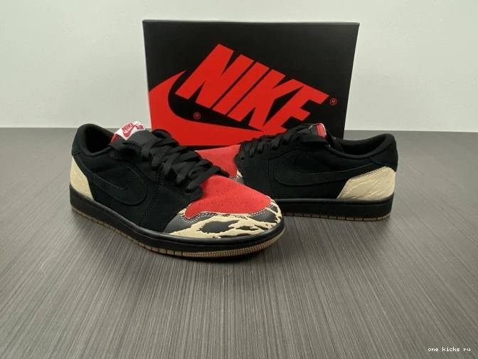 Chep Onekick SoleFly x DN3400-001 Air Jordan 1 Low Carnivore 0808